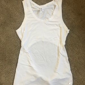 Fabletics white work out tank